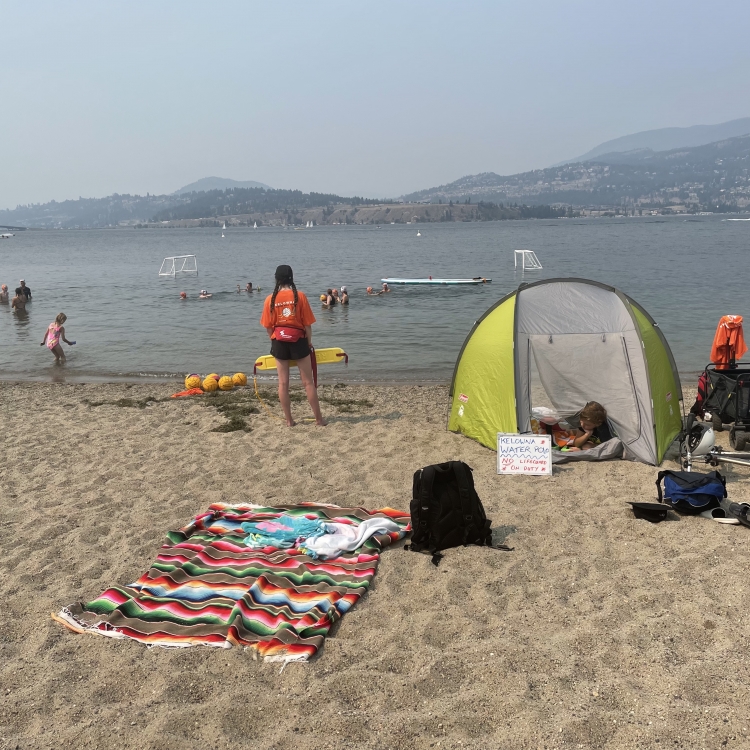Tugboat Beach in Kelowna is a great location for our summer swim club water polo lessons. In summer 2021 we are running sessions throughout July and August for youth and adult players.