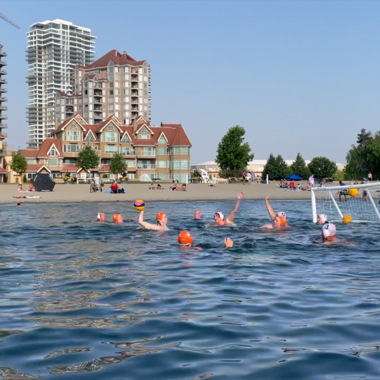 Our Adult Sunday Scrimmage at Tugboat Beach in Kelowna in July 2021