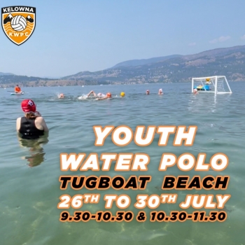 Kelowna Water Polo swim lessons 26th to 30th July 2021