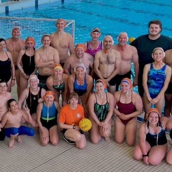 Kelowna Water Polo Swim Club - Our Adult Rec Team is for all ages and abilities