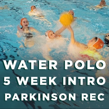 Learn to play water polo with our 5 week introductory course. Starting on October 27th at the Parkinson Rec Centre.