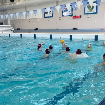 Youth water polo swim lessons. Sign-up anytime!