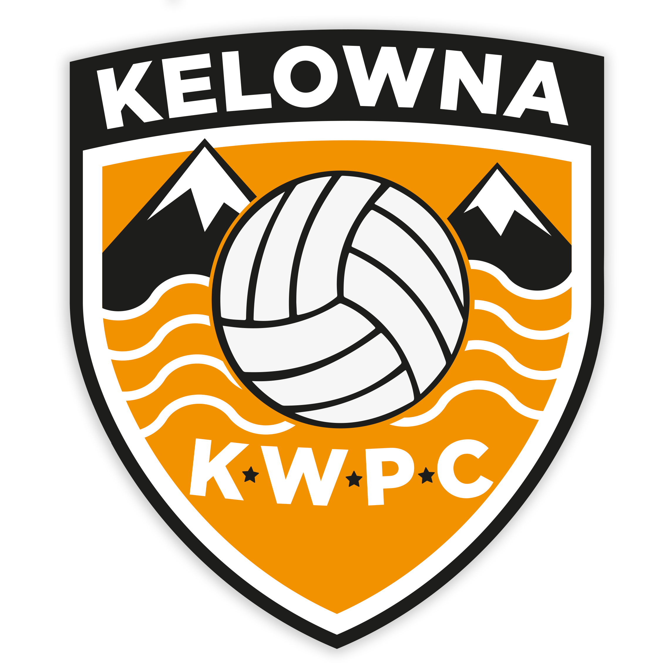 The KWPC (Kelowna Water Polo Swim Club) Logo.